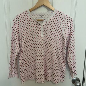 Set- Roller Rabbit Pink Hearts Pajamas